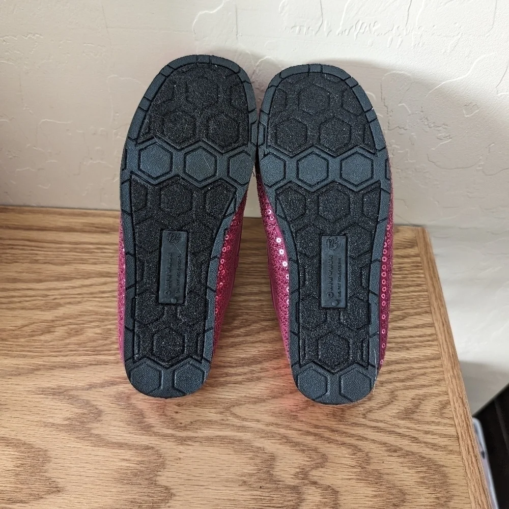 Airwalk Flurry Flocon Pink Sequin Slippers